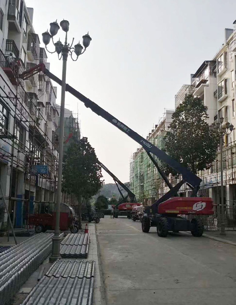 直臂車